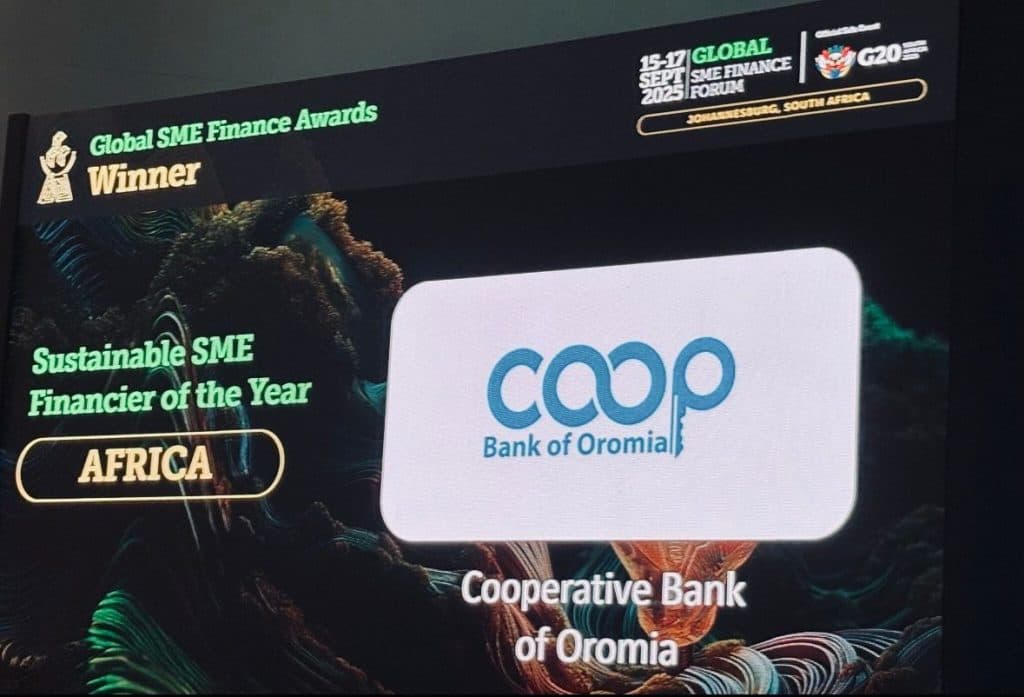 Cooperative Bank of Oromia Wins Global Award for Sustainable SME Financing